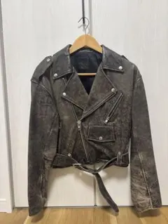 MOUSSY moussy レザーライダースジャケットのサムネイル