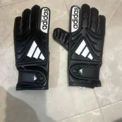 adidas クラブジュニア キーパーグローブ ブラック/ホワイト