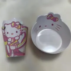 radyキティコラボ メラミンボウル&コップセット 遊園地マーブル - メルカリ