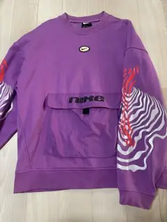 希少Nike パープル トレーナー グラフィック