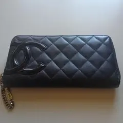 CHANEL カンボンライン 長財布 ブラックのサムネイル
