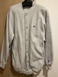 90s Champion リバースウィーブ スナップカーディガンUSA製刺繍タグ