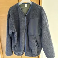 DESCENTE ボアフリースジャケット DHMUJC33 ネイビー　M