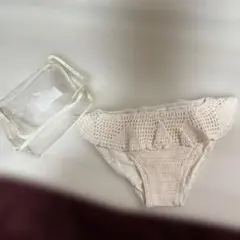 chico スウィムウェア　クリアケース付き　ホワイト