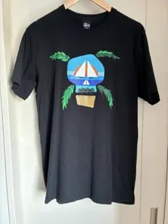 Stussy ブラック Tシャツ Lサイズ