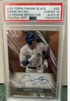 大谷翔平　2024 Topps Chrome Black Shohei