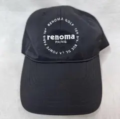 renoma GOLF キャップ ブラック