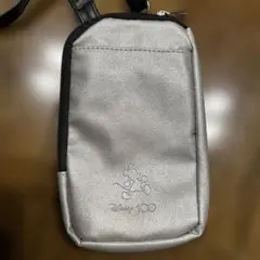 Disney 100周年記念 ショルダーポーチ シルバーのサムネイル