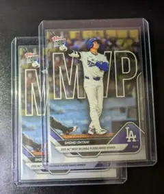 プロテクター付 Topps NOW 大谷翔平 2025 MVP OS-7 2枚組