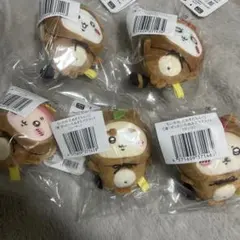 ちいかわたぬきだもんくじ ちい ラッコ シーサー モモンガ カニちゃん セット