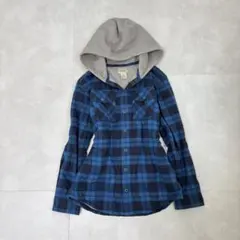 エルエルビーン ネルシャツジャケット チェック柄 フリース グランジ アメカジのサムネイル