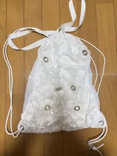 着画ありcasselini ナップサック白のサムネイル