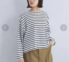 green label relaxing ドルマンスリーブ Tシャツ　ボーダー