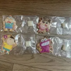 新品未開封★クレヨンしんちゃん クッキーチャームコット 4種セット