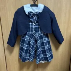 セレモニープティマイン110チェックネイビー