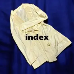 index ワールド　カーディガン　イエロー　ベルト付き　Mのサムネイル