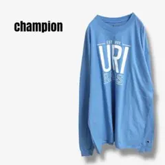 mt31126 チャンピオン　カレッジプリント ロンT カットソー　刺繍ロゴ