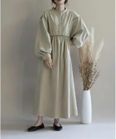 新品 レディース ナチュラル ロングワンピース 【373】