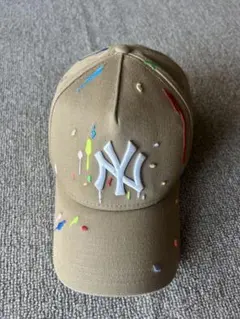 New Era ベージュ ペイントスプラッシュキャップ