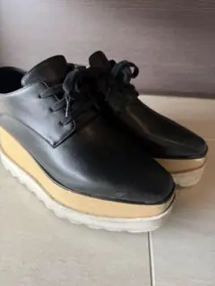 STELLA McCARTNEY ブラック厚底ローファー ウィメンズ ウェッジ | ウェッジサンダル ローファー | ステラ