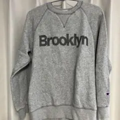 Champion Brooklyn 裏起毛スウェット M グレー