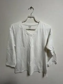 LOWRYS FARM ホワイト　七分袖　Tシャツ
