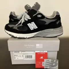 New Balance 993 MR993BK 27.5cm