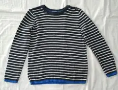 H&M 薄手　ニット　セーター ボーダーニット　140cm