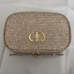 DIOR 디올 2025년 홀리데이 컬렉션 골드 파우치 노베…