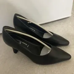 Romeo Valentino 黒　パンプス　23cm EEE
