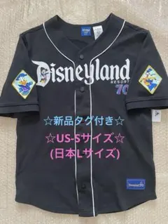 カリフォルニア ディズニーランド 70周年 ベースボールシャツ US L