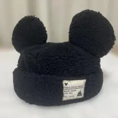 東京ディズニーリゾート ミッキーマウス耳付き帽子　ファンキャップ　ボアキャップ