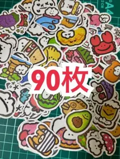 90枚 キャラクターシール セット ダイカット