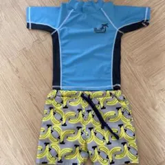 男の子　90  水着セット　ラッシュガード