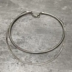 メタルデザインチョーカー　ネックレス