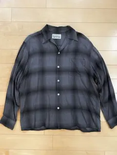 今期26ss ワコマリア オンブレレーヨンチェックシャツ Sサイズ - メルカリ