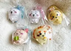 ちいかわ　マスコット付きビスケット　ちいかわ　ハチワレ　うさぎ　古本屋　シーサー