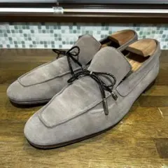 MAXVERRE スウェード ローファー チャコールグレー