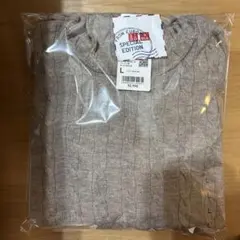 UNIQLO ウォッシャブルニットケーブルパーカ Lサイズ