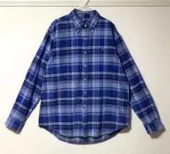 美品‼︎ ラルフローレン チェック ワンポイント ポニー刺繍 長袖シャツ