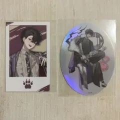 にじさんじ　佐伯イッテツ　ランダムチェキ風カード　オーロラステッカー