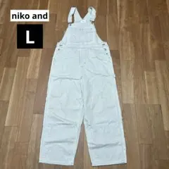 niko and オーバーオール　ベージュ