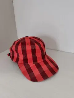 KIJIMA TAKAYUKI 赤黒チェックキャップ