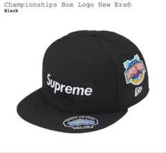 新品・完売品Supreme Championships Box Logo Supreme Champions Box Logo New Era Black - SS21 - US