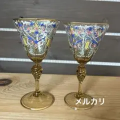 アンティーク ロブマイヤー ウィーン 手描エナメル金彩 オペラ歌劇