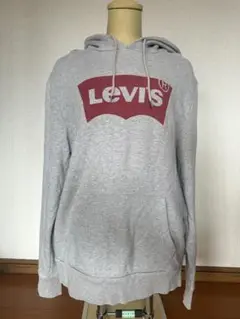 Levi's グレー フード付きパーカー Mサイズ