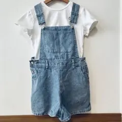 clear クリア デニムミニサロペット Tシャツおまけ付き