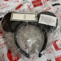 ミッキー耳デザイン 黒カチューシャ 未使用