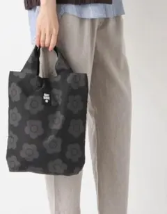 【MARY QUANT 】洗えるエコバッグ ブラック1個