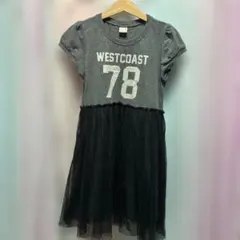 petit main 130 チュールワンピース プティマイン